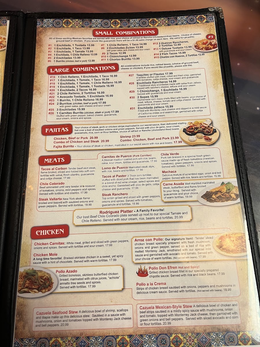 Menu - Puerto Vallarta | Family Mexican Restaurant photo 1