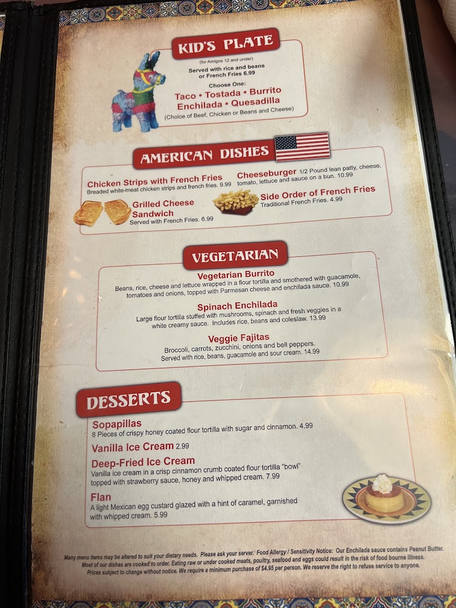 Menu - Puerto Vallarta | Family Mexican Restaurant photo 5